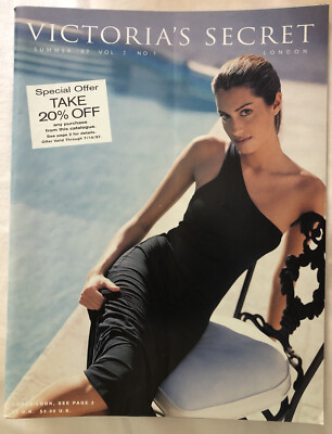 Victoria's Secret 1997 YASMEEN GHAURI stunning cover RARE - packed