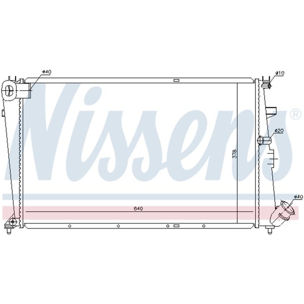 KüHler WasserküHler FüR CitroëN XM Peugeot 605 Y4 3.0 V6 2.0I 16V 2.1 TD 12V Y3-image
