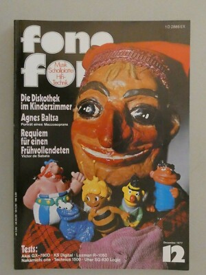 FONO FORUM -12- 1977 - Schallplatte Musik HiFi Technik  H-16962