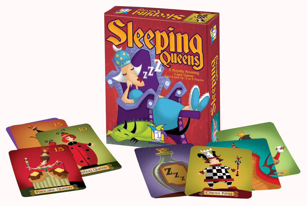 Sleeping Queens По-королевски зажигательная карточная игра Gamewright GWI 0230