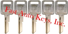 5 NEW GM Logo OEM IGNITION "A" Key Blank Uncut 320588 B48P B48 01154610 50-A