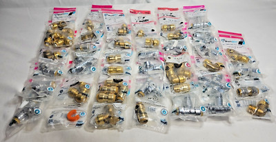 Lot of 40 Assorted SharkBite 1/2in Fittings