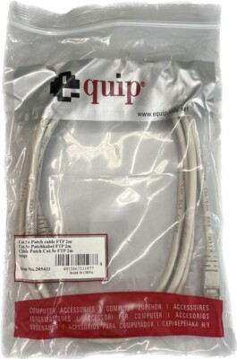3x Equip Patch Cord FTP Cat.5e 2.0 m Beige