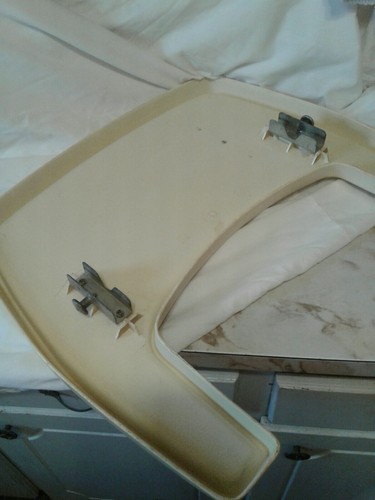 Vtg 70 S Peterson Baby Products High Chair Chrome Base Vinyl Seat Flowers Nice