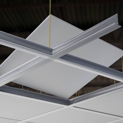 Griglia Di Ripresa Portafiltro Per Controsoffitti Modulari GAF P88i 600x600 Mm Ral 9003 - Foto 14