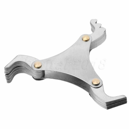 51 cuchillas calibre de acero EE. UU. 60 grados rosca de paso de tornillo herramienta de medición 1x - Imagen 4 de 10