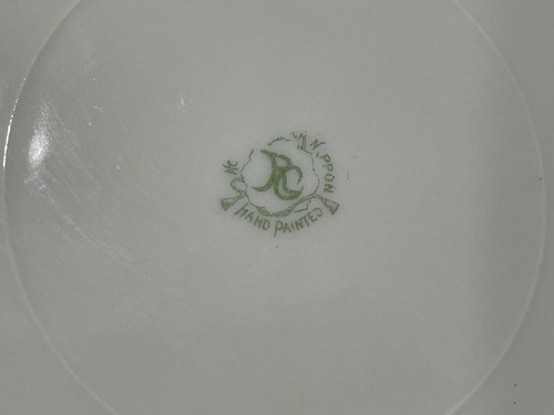 Antique Japanese Royal Crockery Nippon Porcelain Plate Flowers Decoration - Picture 9 of 12