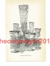 Table Glass 1851, Book Illustration (Print), 1934