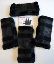 Tough 1 Airflow Mesh Wraps Turnout Cool Protection Fly Free Legs Mini Set o/4 Bl