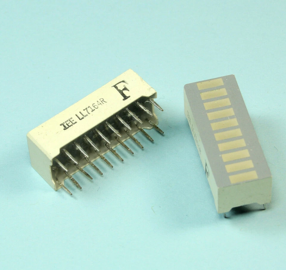 UNK 10pc IEE Red LED Bar Graph - Single-color -10 segment - LL7164R - 20 pins