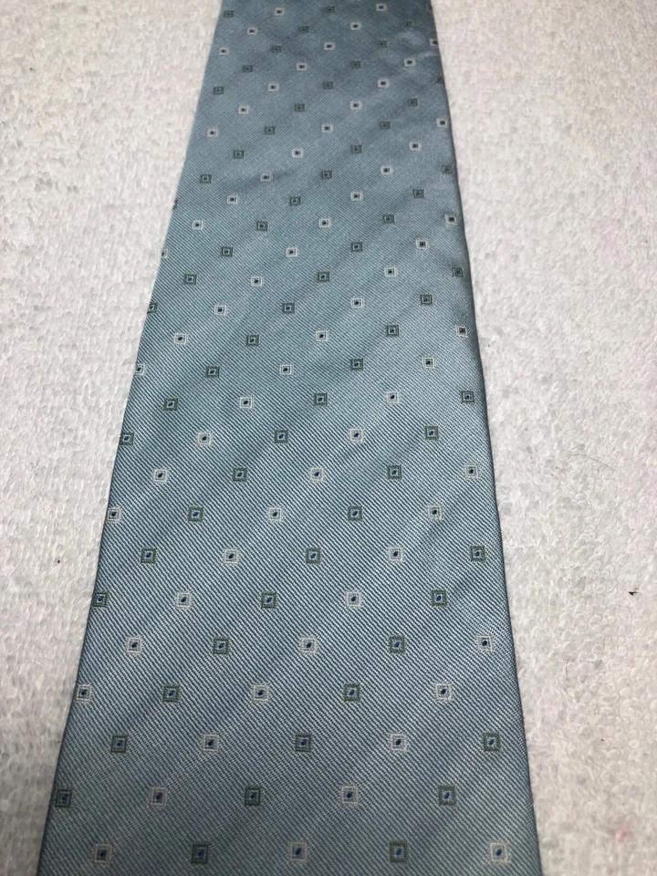 MASSIMO DUTTI CORBATA HOMBRE AZUL CLARO CON BLANCO 3,75 X 59 Foto 3 de 4