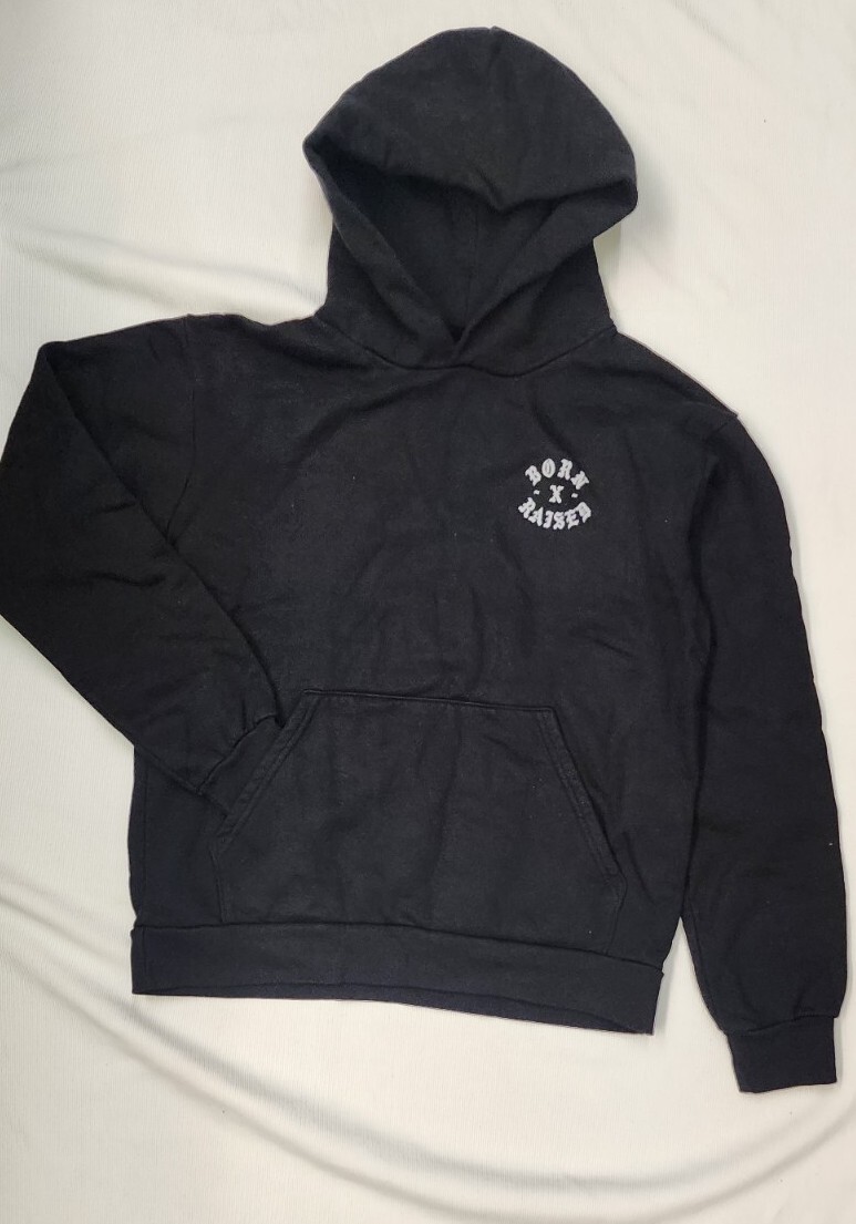 Born x Raised LA Kings Rocker Chevron Hoodie-(BLK, Medium Born x Raised LA Kings Rocker Chevron Hoodie-(BLK, Medium