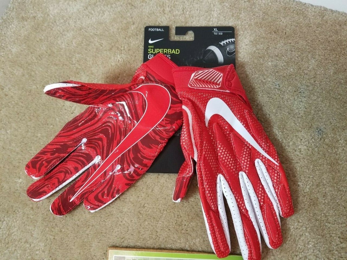 NIKE SUPERBAD 4.5 アメフト グローブ XLサイズ【新品】 NIKE SUPERBAD 4.5 ADULT PADDED FOOTBALL GLOVES, NFG19, NWT, SFIA