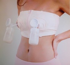 NWT "Simple Wishes" Hands-Free Breastpump Bra, Pink, Sz XS-L