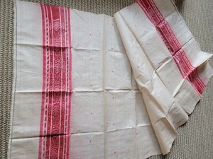 Incredible Rare Antique Indian Hand-Woven Silk Shawl