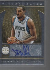 DERRICK WILLIAS 2013-14 PANINI TOTALLY CERTIFIED GOLD SIGNATURES AUTO #149  2/3