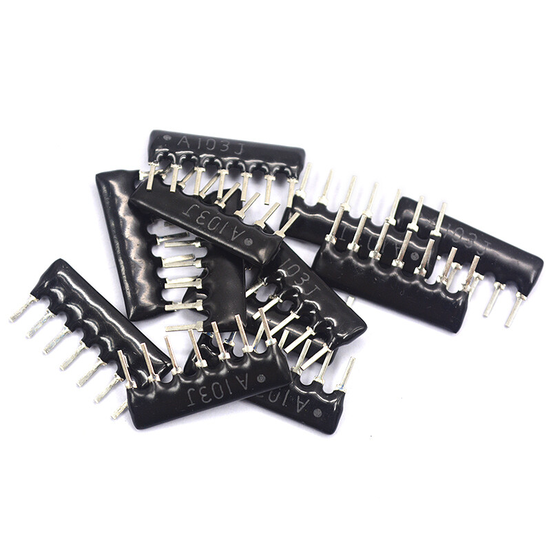 7 Pin block 7P array resistance 1K 4.7K 10K 5.1K 20K A103J 102 203 472 ...