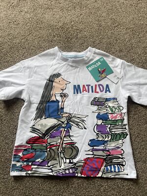 F&F Roald Dahl Matilda Kinder T-Shirt 3-4 Jahre