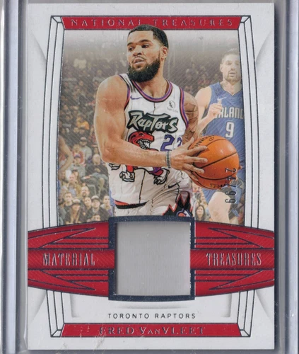 2019-20 National Treasures Material Fred VanVleet Jersey Patch /99 Raptors