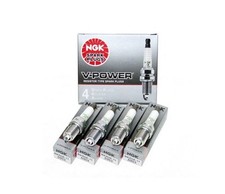 4 Pack NGK 4644 / BKR7E V-Power Premium Copper Spark Plugs Made In Japan