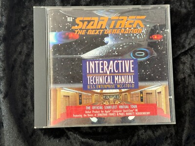 Star Trek The Next Generation Interactive Technical Manual CD ROM Media