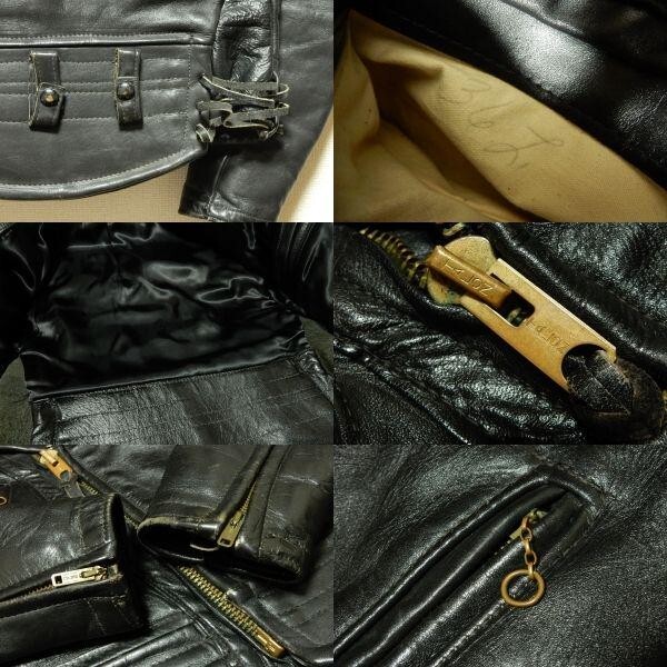 VTG 60-70s Cal Leather Double Rider Motorcycle Jacket VTG 60-70s Cal Leather Double Rider Motorcycle Jacket