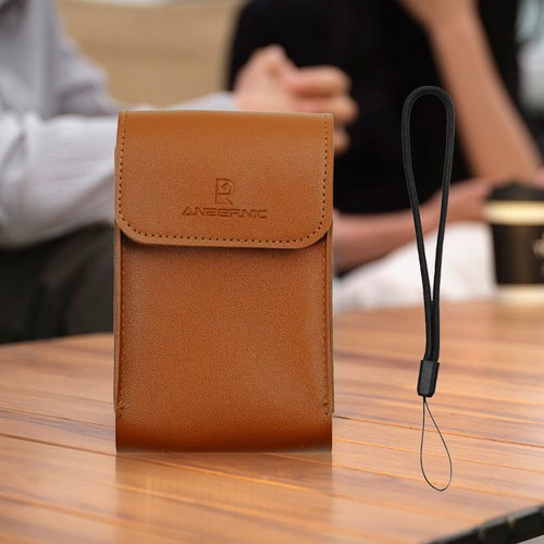 Portable Storage Bag Waterproof Game Console Case PU Leather for Anbernic RG34XX - Picture 6 of 9
