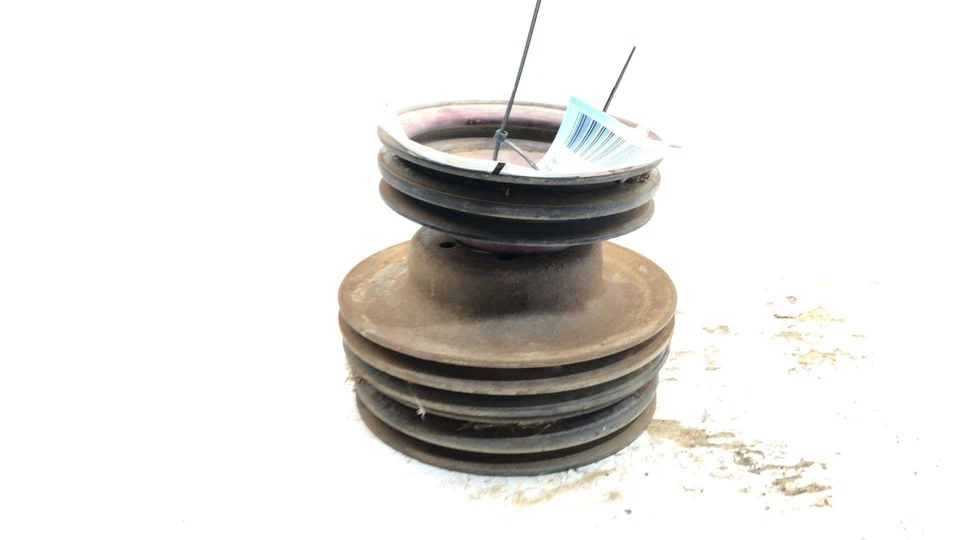 1981-92 Dodge Ram W250 Crankshaft And Water Pump Pulley Pair Set Oem 5.9l 360 Mt - Image 4 of 4