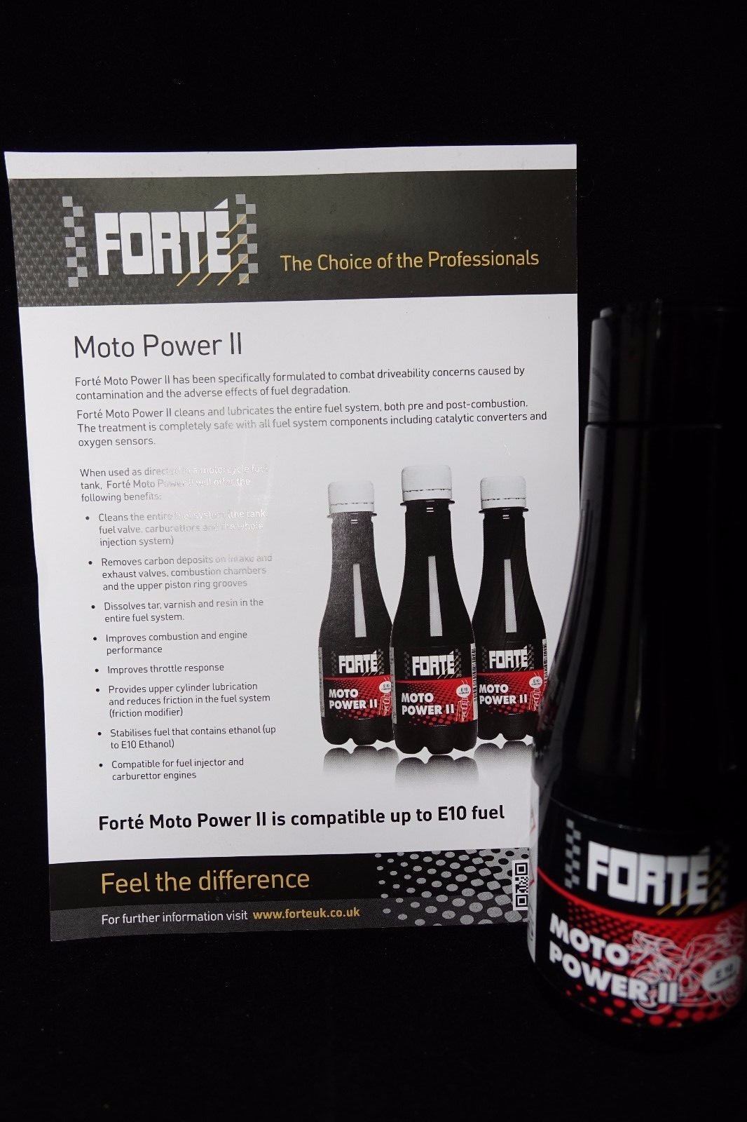 Forte Moto Power II Motorcycle Fuel Additive X 2 Feel the Difference eBay