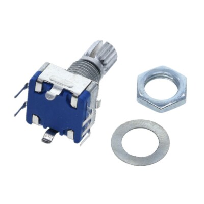 5PCS EC11 Digital Half Axis 5Pin 20mm Rotary Encoder Potentiometer Switch