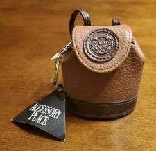 Roger Gimbel Accesories Mini Brown Backpack Key Chain
