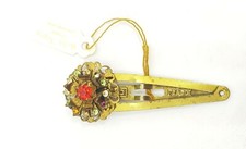 Michal Negrin Romantic hand made Crystals hair pin clip small 2117 Israel