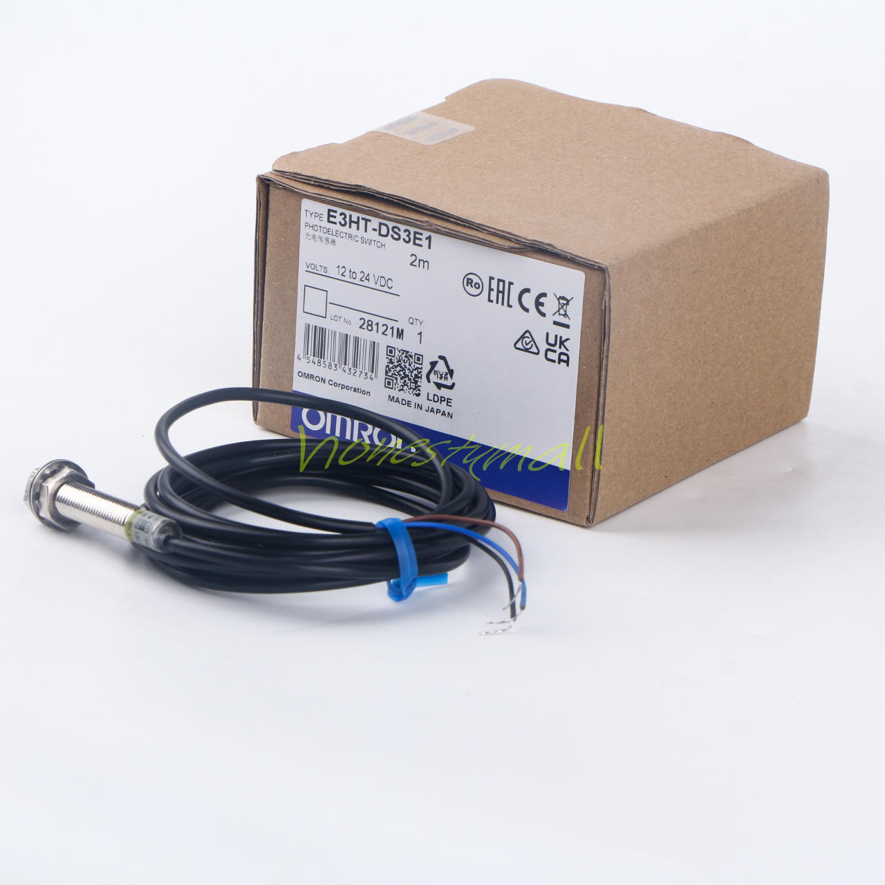 Jeanoko E3HT-DS3E1 Sensore Fotoelettrico A Riflessione Diffusa - Foto 8