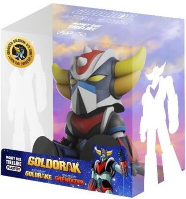 Money Bank Goldrake Grendizer Seated Piggy Bank