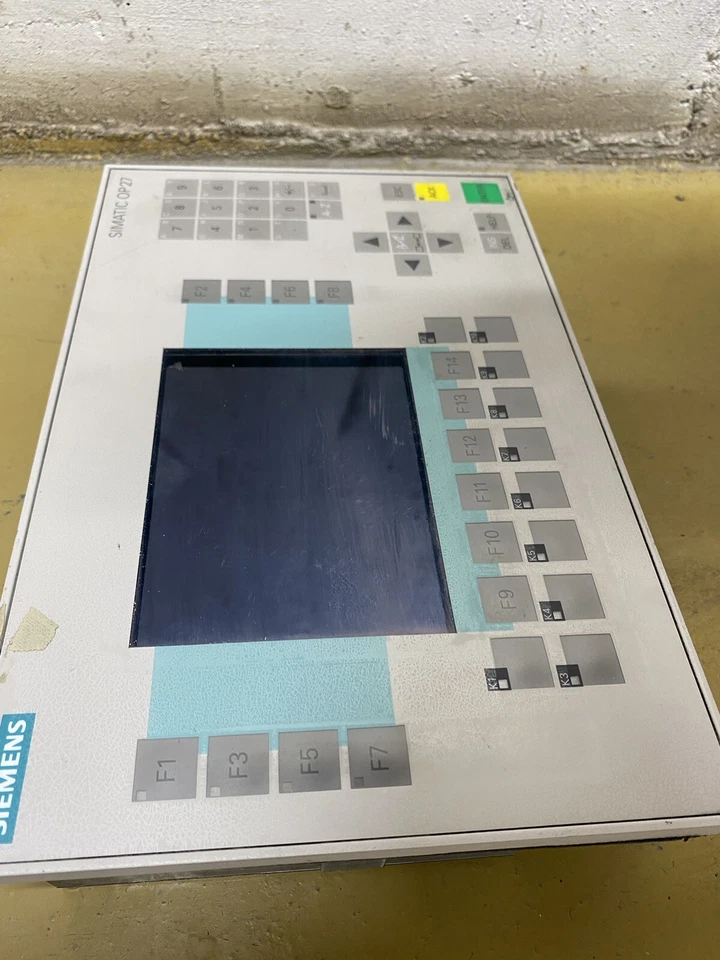 Siemens simatic OP27 6AV3627-1JK00-0AX0 A06 inkl. Memorycard 6ES7 952-1KL00-0AA0 - Bild 3 von 4