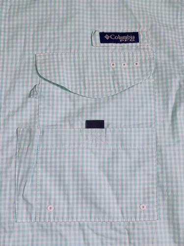 Columbia PFG Men M Omni-Shade Super Bonehead Long Sleeve Shirt GulfStream Plaid - Picture 5 of 21