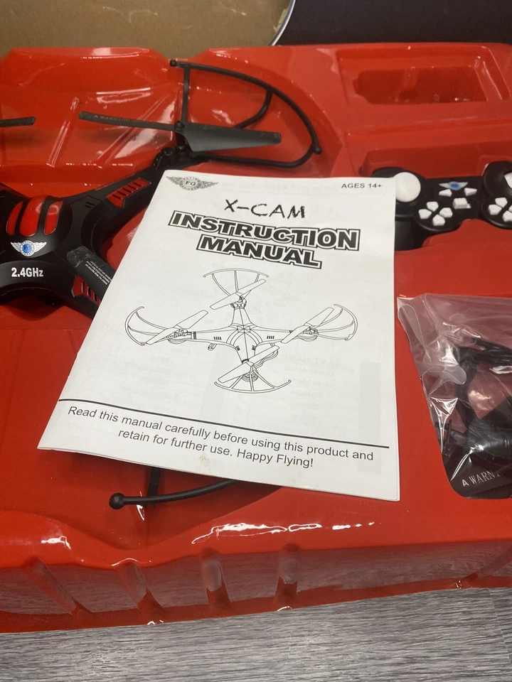 X-Cam Quadcopter Remote Controlled With Built In HD Camera - Boxed - Image 2 of 4