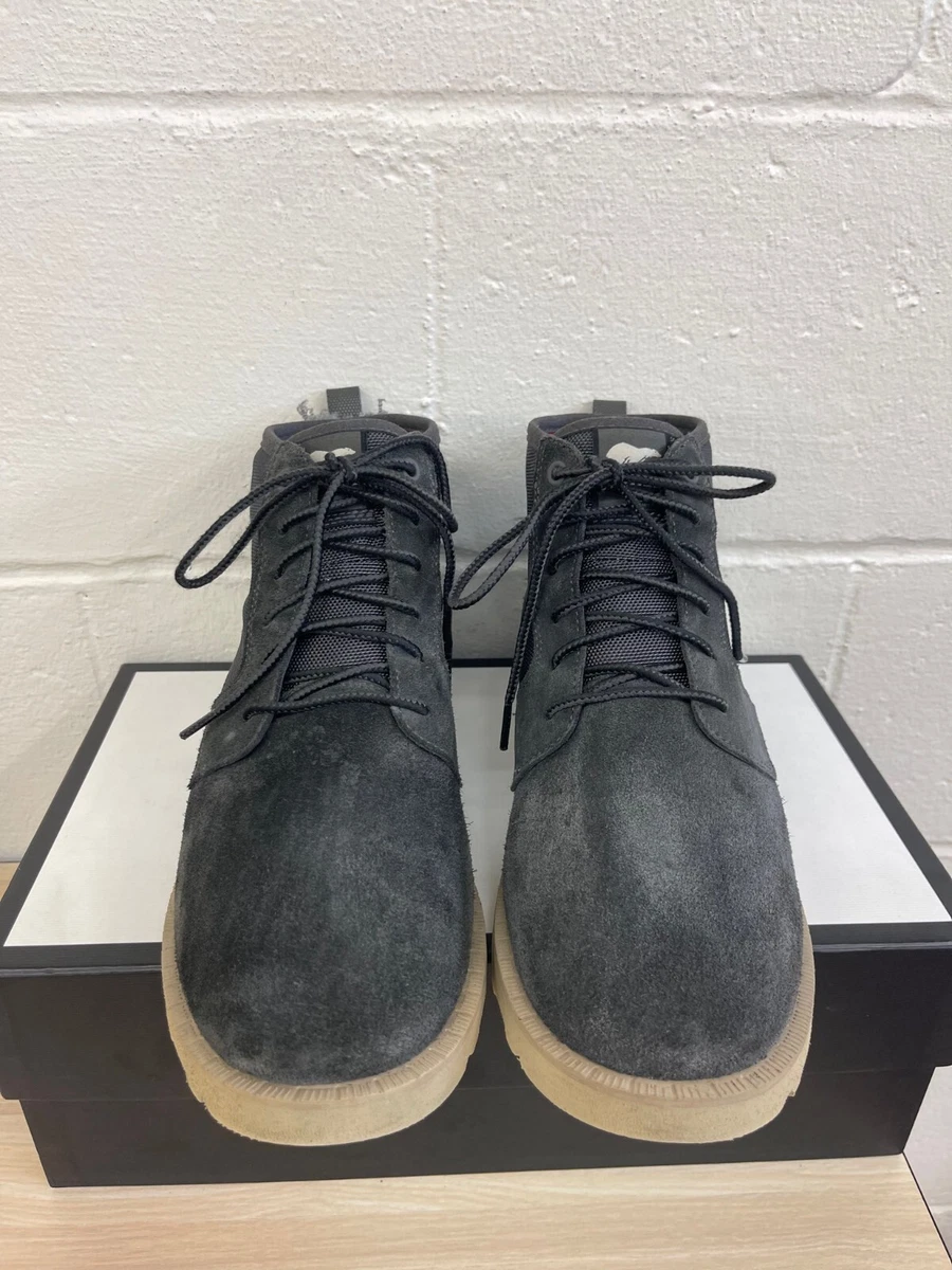 Waterproof suede top chukka boots