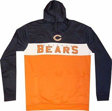 Chicago Bears Youth Performance Level Hoodie Sweatshirt Youth 8-20 New tags