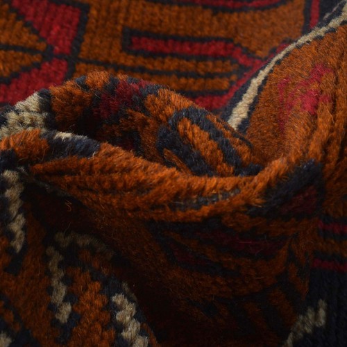 Handmade Afghan Wool Rug Traditional Baloch Tribal Authentic Rug 130x87cm - Picture 4 of 8