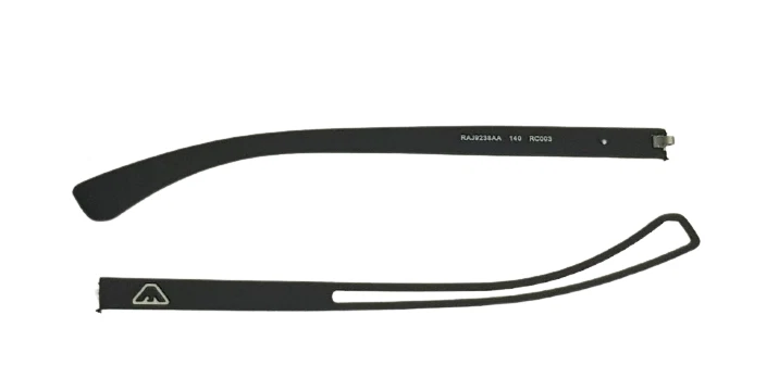 RAY-BAN Emporio Armani 1052 3094 Aste di Ricambio Nero Gommato/Canna di Fucile 140 mm