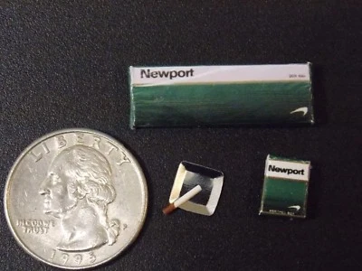DOLLLYS GALLERY Dollhouse Miniature Cigarettes Pack Carton 1:12 in scale NP F113 Dollys Gallery