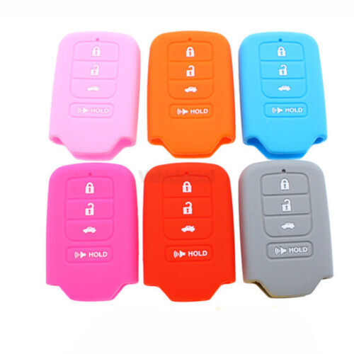 Fit Honda BR-V HR-V Civic 4 Button Remote Smart Silicone Key Fob Cover Case - Bild 2 von 25