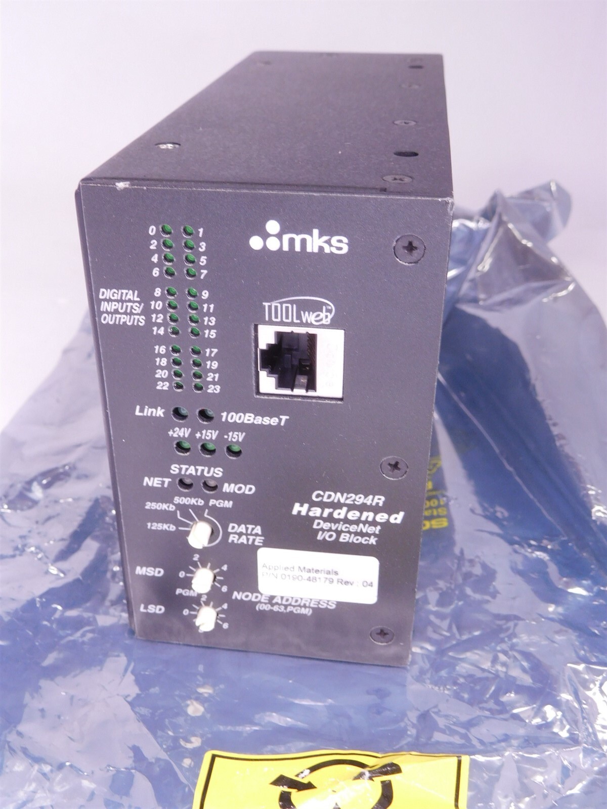 MKS CDN294R Hardened DeviceNet I/o Block for sale online | eBay