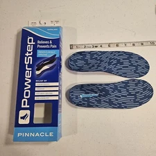 Powerstep Pinnacle Full Length Orthotic Arch Support Insoles A M4-4.5 W6-6.5