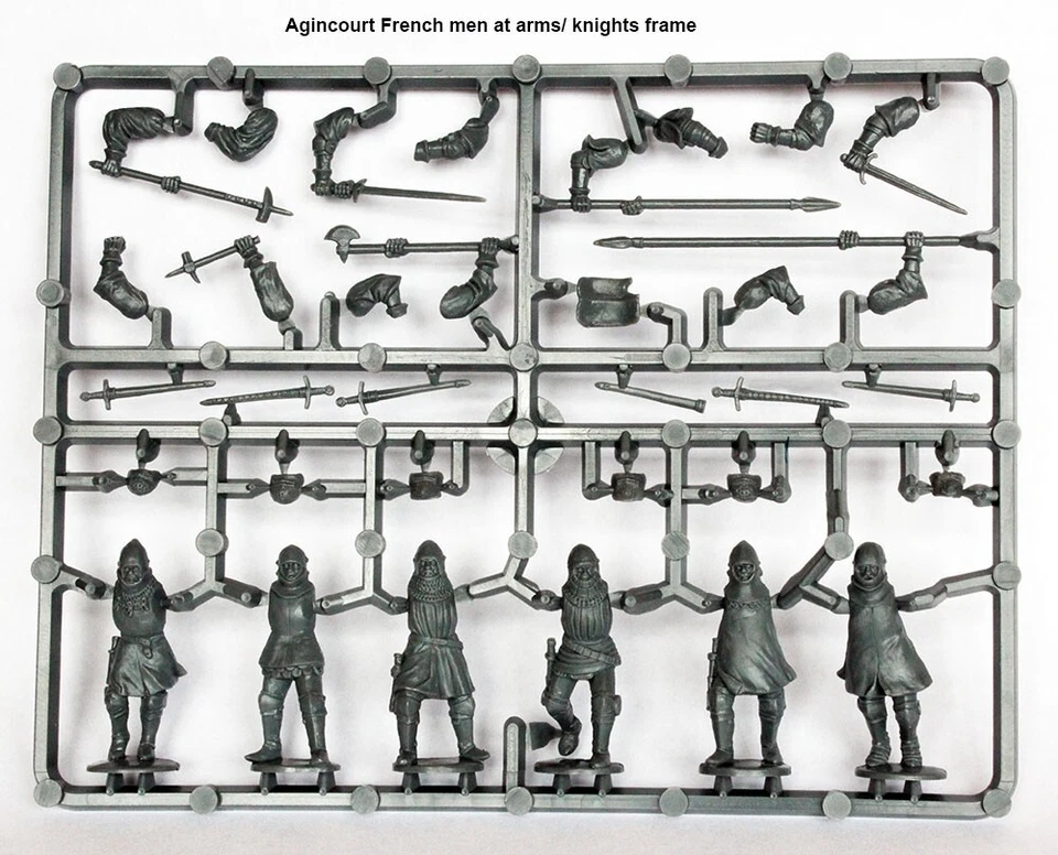 Perry Miniatures AO60 - Agincourt Foot Knights 1415-1429 - 28mm PLASTIC BOX - Image 3 of 4