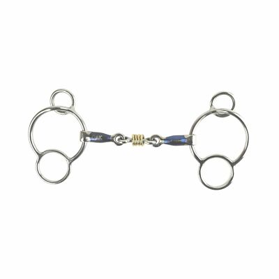 AK Universal Lose Ring Reitgebiss Raute mit Schweißeisen Mundstück