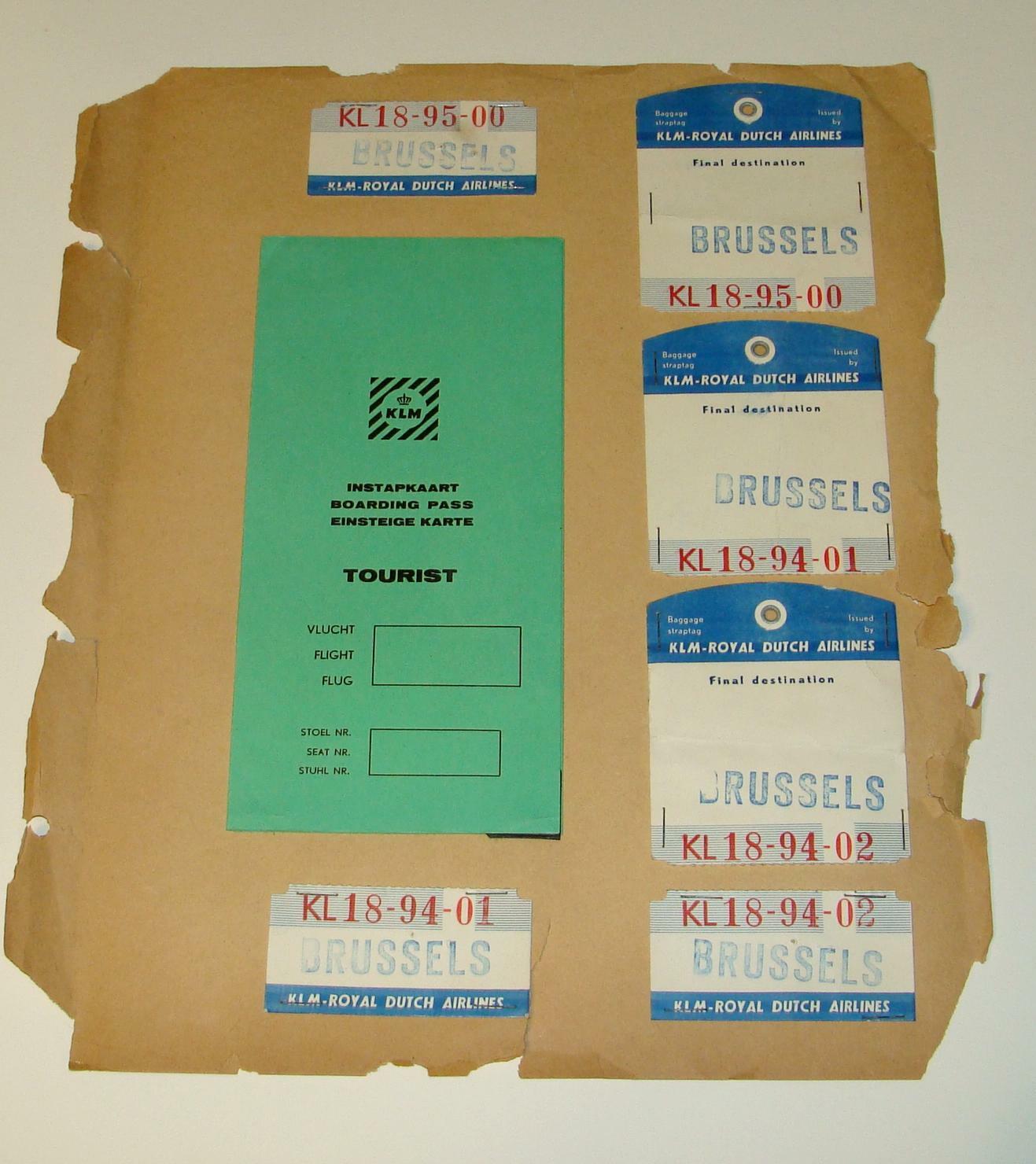 SWISS AIR KLM AIRLINES TRAVEL PAPER LOT BAGGAGE TAGS TICKETS POSTCARD eBay