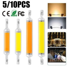 5/10PC 78mm 118mm R7s LED Bulbs COB Light Dimmable Flood Lamp 5W 10W USA