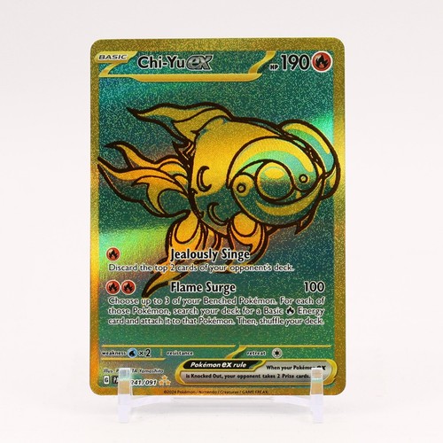 Pokémon TCG Chi-Yu ex Scarlet & Violet: Paldean Fates 241/091 Holo